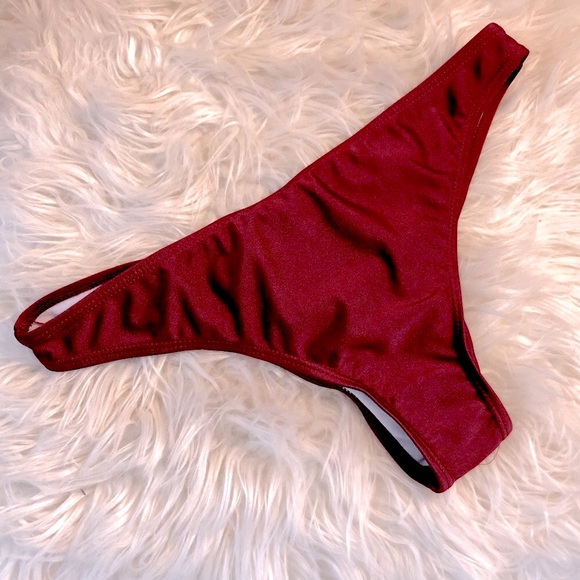 Bikini Bottom Burgundy/Red Size X-Small - Picture 2 of 8